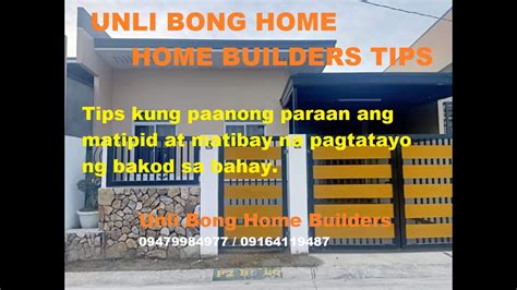 bakod ng bahay|Kung magpapagawa ng bakod .